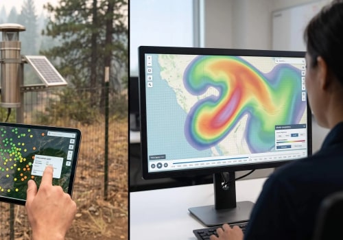 Which Wildfire Smoke Maps Show Actual Measurements Instead of Predictions?